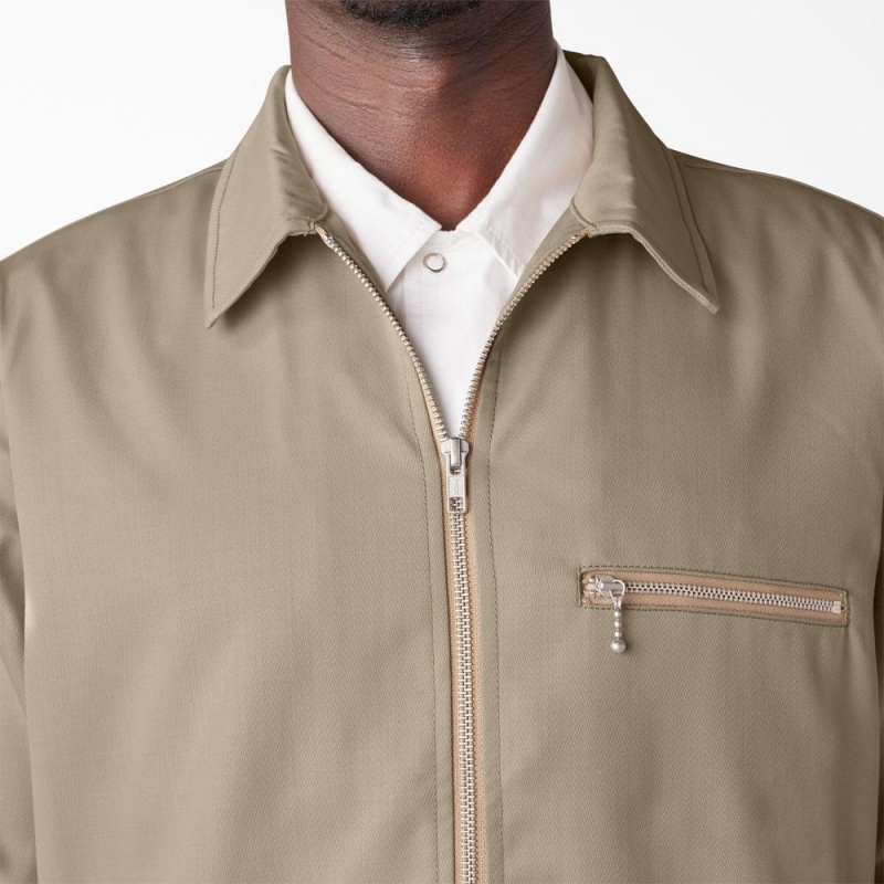 Grey Men's Dickies Premium Collection Eisenhower Jacket | QOY190536