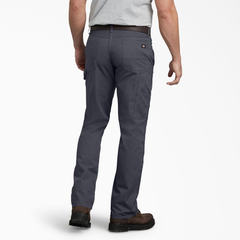 Grey Men's Dickies Regular Fit Ripstop Carpenter Pants | IWM897164