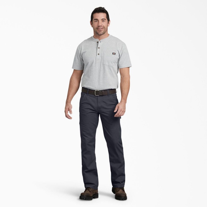 Grey Men's Dickies Regular Fit Ripstop Carpenter Pants | IWM897164