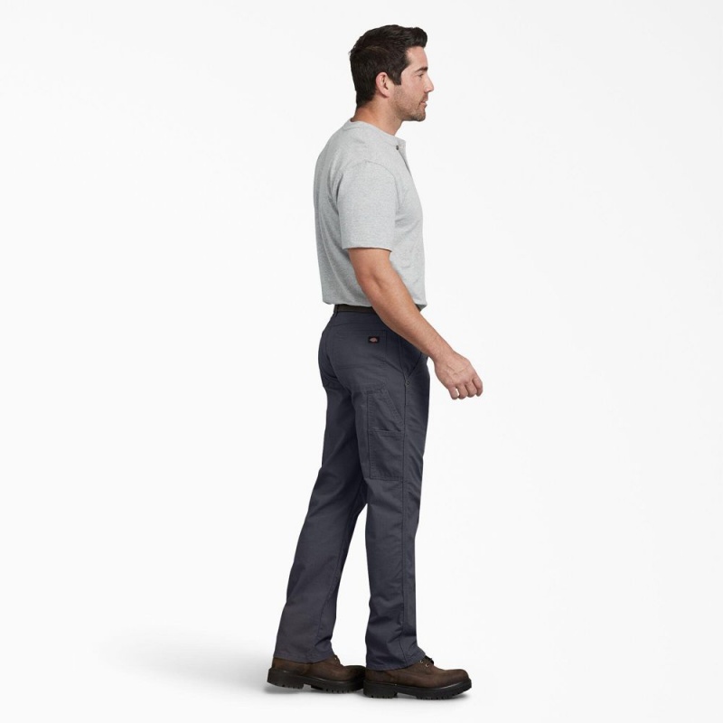 Grey Men's Dickies Regular Fit Ripstop Carpenter Pants | IWM897164