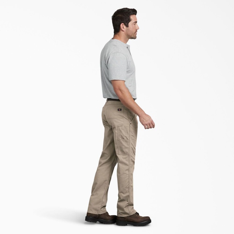 Grey Men's Dickies Regular Fit Ripstop Carpenter Pants | RAF936854