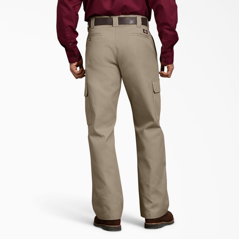 Grey Men's Dickies Relaxed Fit Cargo Work Pants | HCI547138