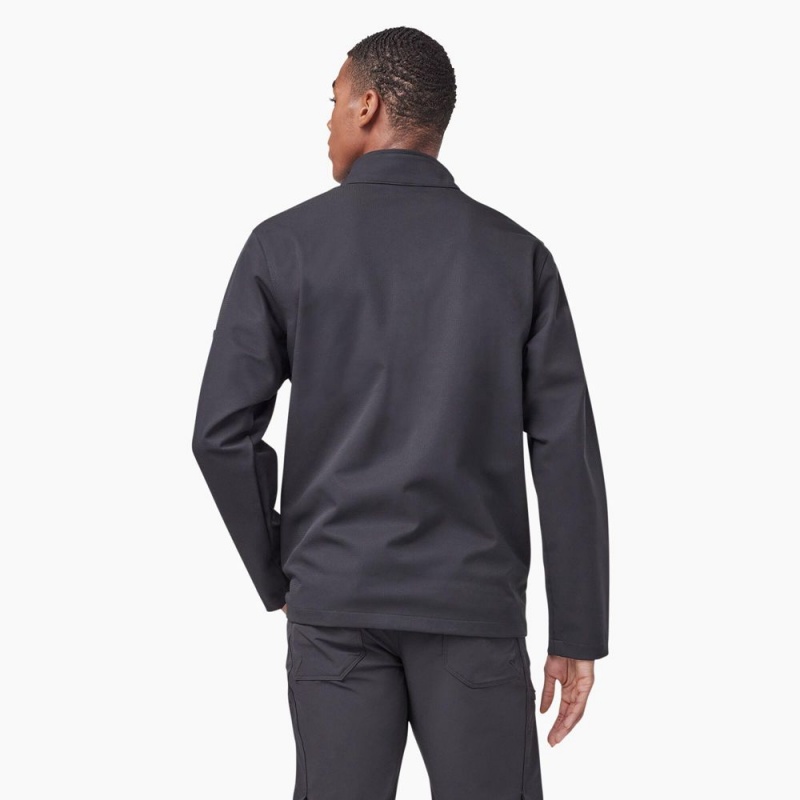 Grey Men's Dickies Ripstop Softshell Jacket | LXS308724