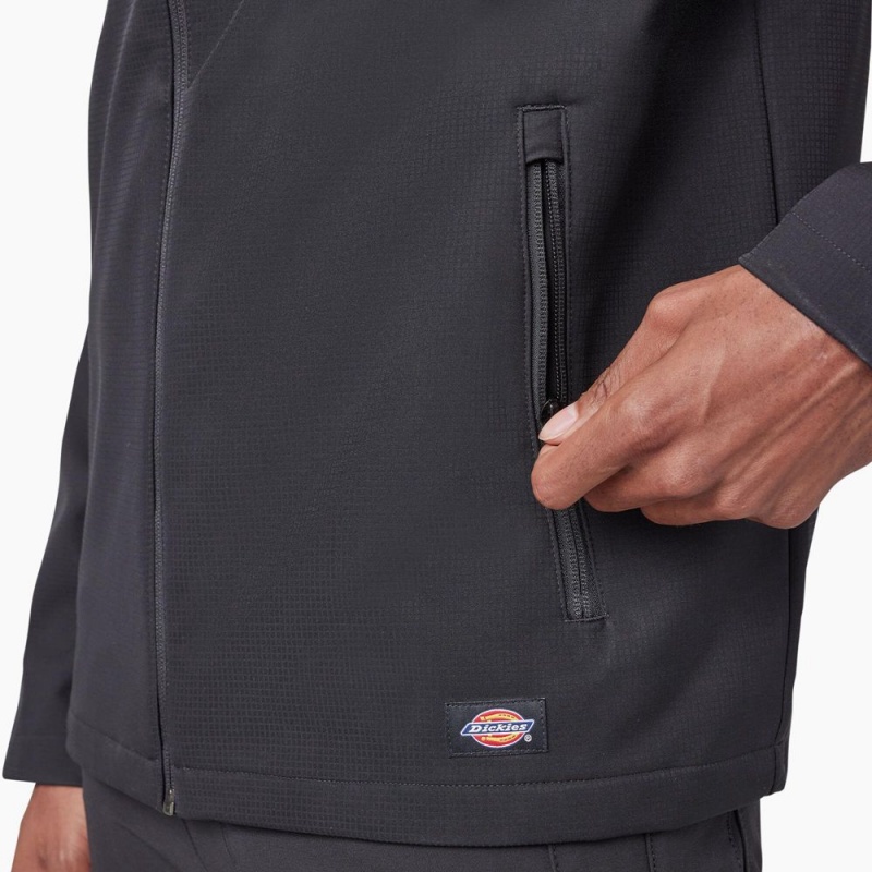 Grey Men's Dickies Ripstop Softshell Jacket | LXS308724