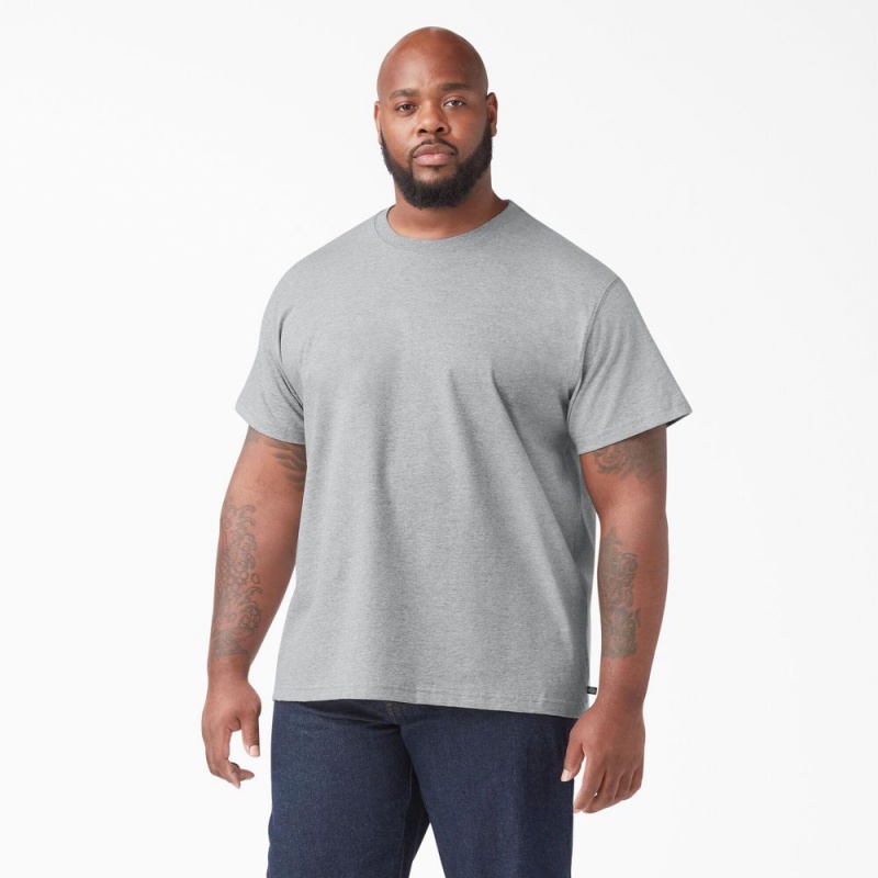 Grey Men's Dickies Short Sleeve T-Shirt | ZMI375069