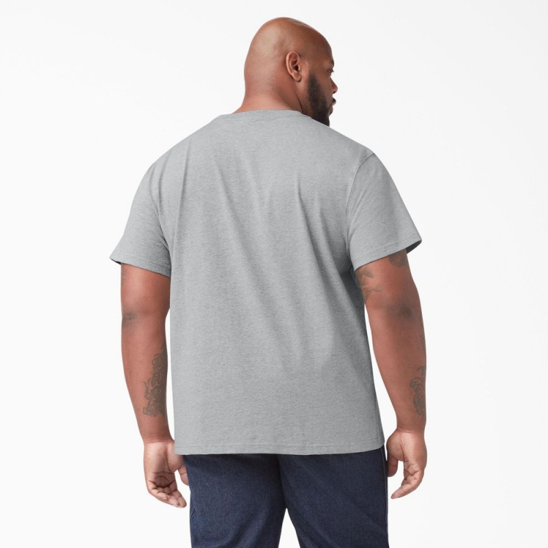 Grey Men's Dickies Short Sleeve T-Shirt | ZMI375069