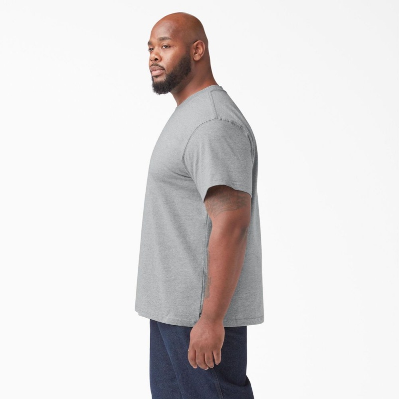 Grey Men's Dickies Short Sleeve T-Shirt | ZMI375069