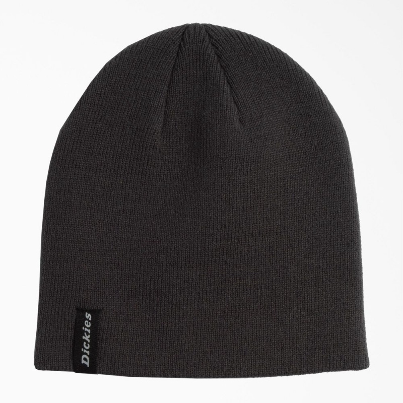 Grey Men\'s Dickies Skull Cap Beanie | VDR729058