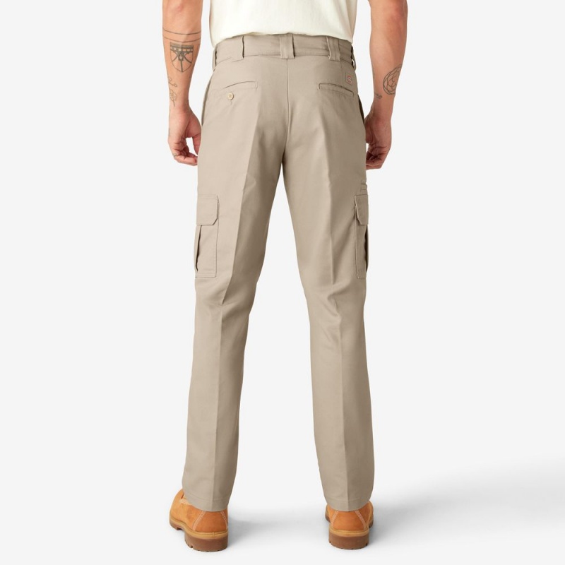 Grey Men's Dickies Slim Fit Cargo Pants | KVI963708