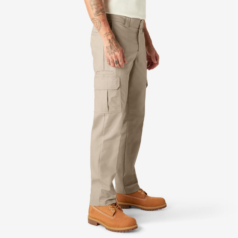 Grey Men's Dickies Slim Fit Cargo Pants | KVI963708