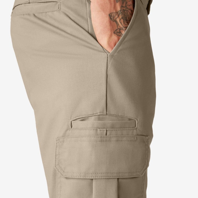 Grey Men's Dickies Slim Fit Cargo Pants | KVI963708