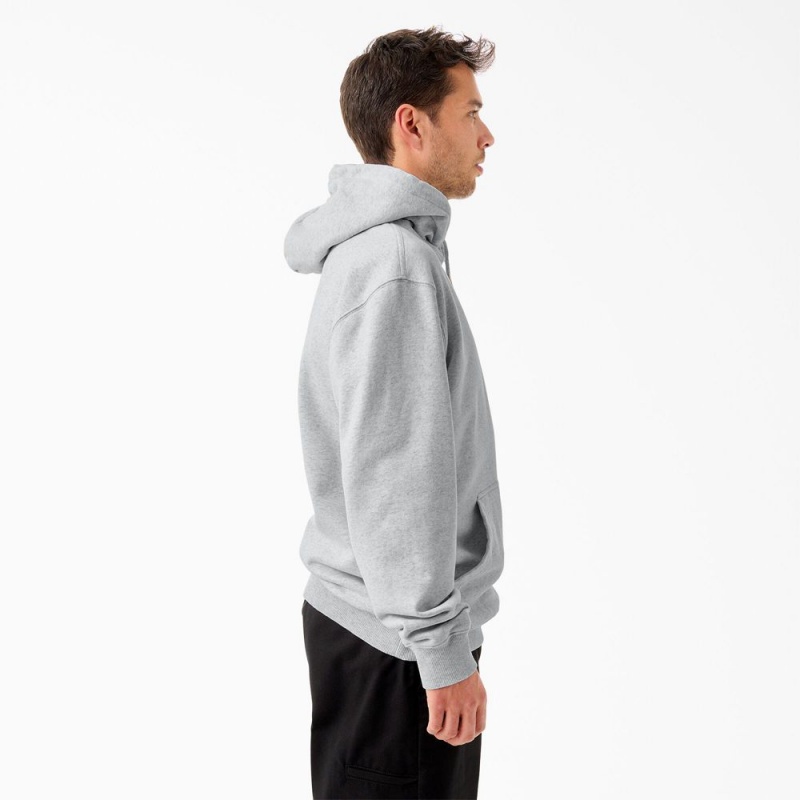 Grey Men's Dickies Tom Knox Graphic Hoodie | IJR436502