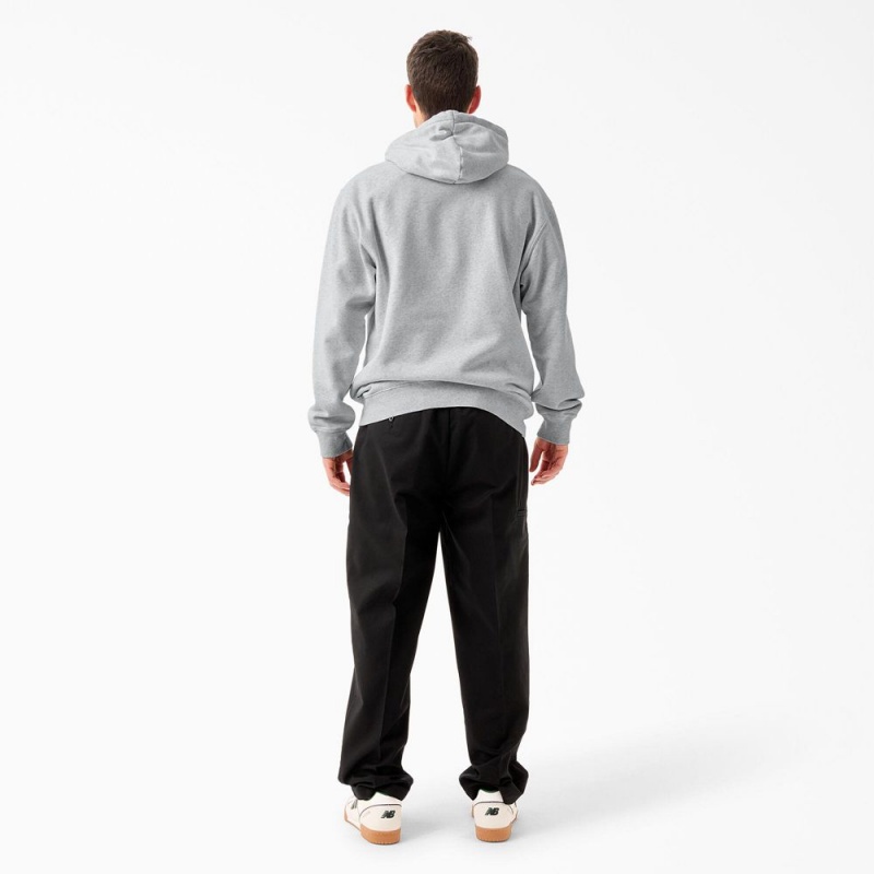 Grey Men's Dickies Tom Knox Graphic Hoodie | IJR436502