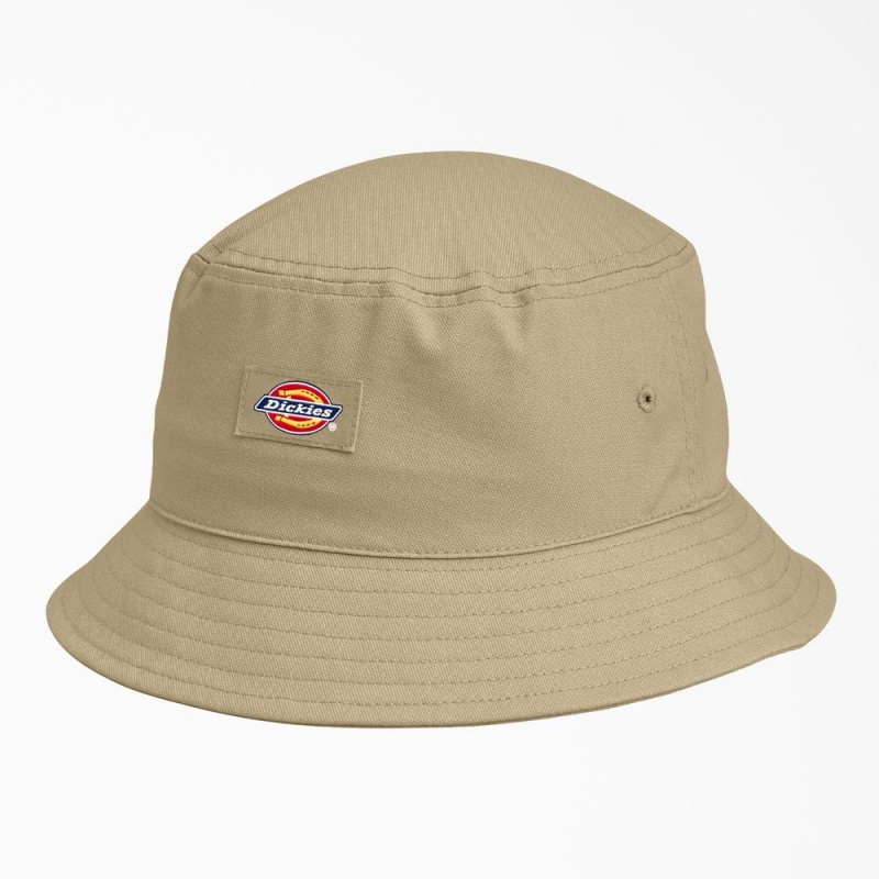 Grey Men\'s Dickies Twill Bucket Hat | ANI402158