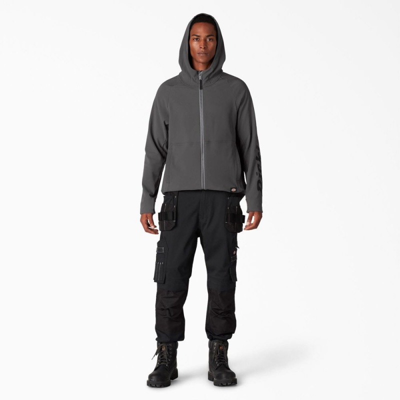 Grey Men's Dickies Ultimate ProTect Zip Hoodie | XBU750641