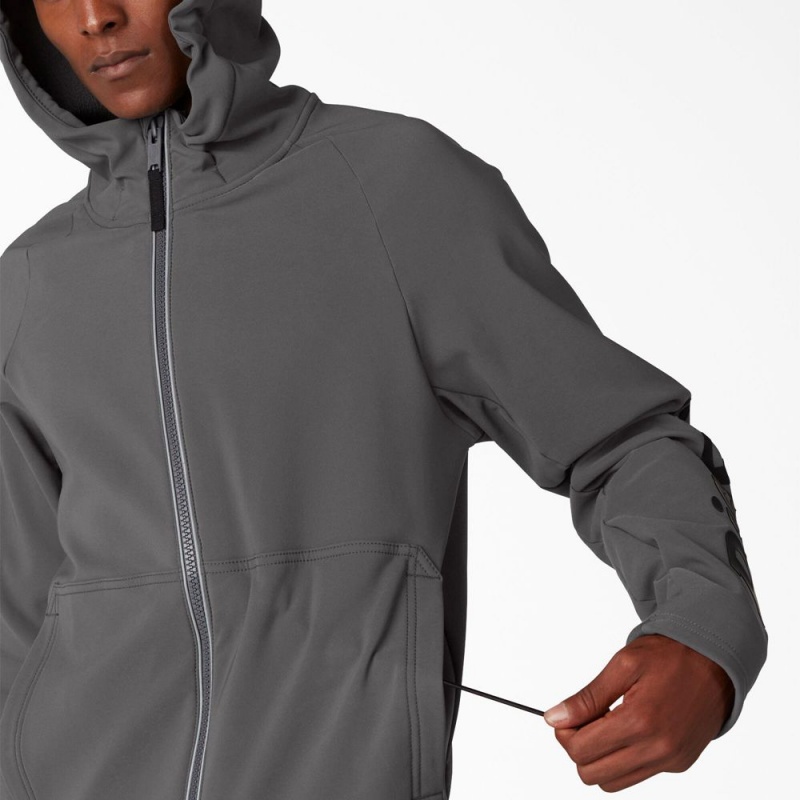 Grey Men's Dickies Ultimate ProTect Zip Hoodie | XBU750641