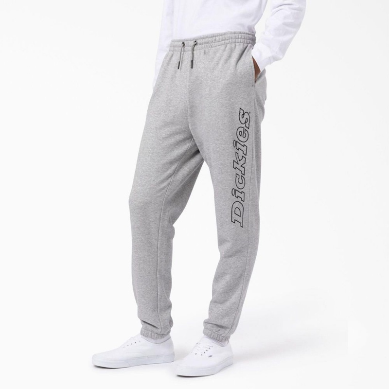 Grey Men\'s Dickies Uniontown Regular Fit Sweat Pants | KVQ705364