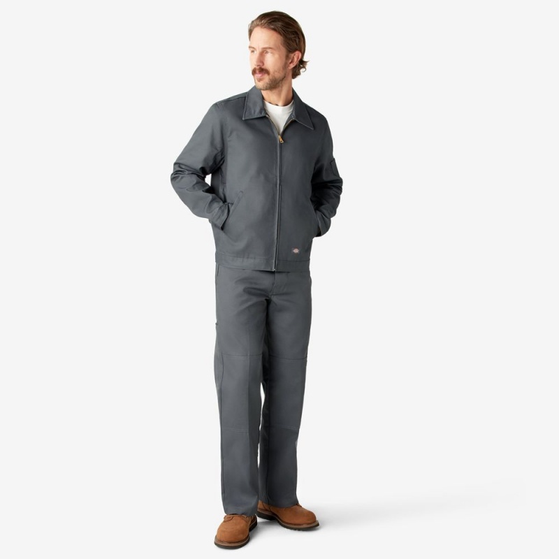 Grey Men's Dickies Unlined Eisenhower Jacket | UEL834015