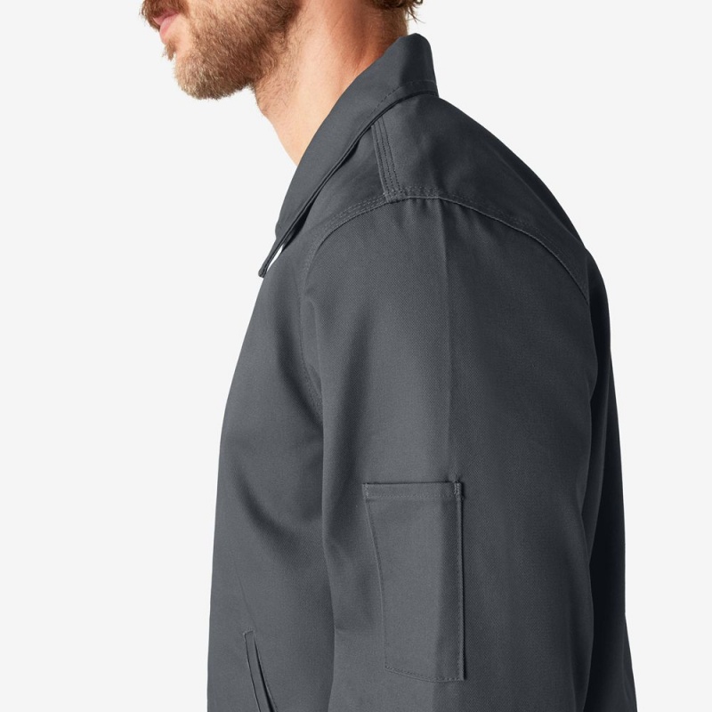 Grey Men's Dickies Unlined Eisenhower Jacket | UEL834015