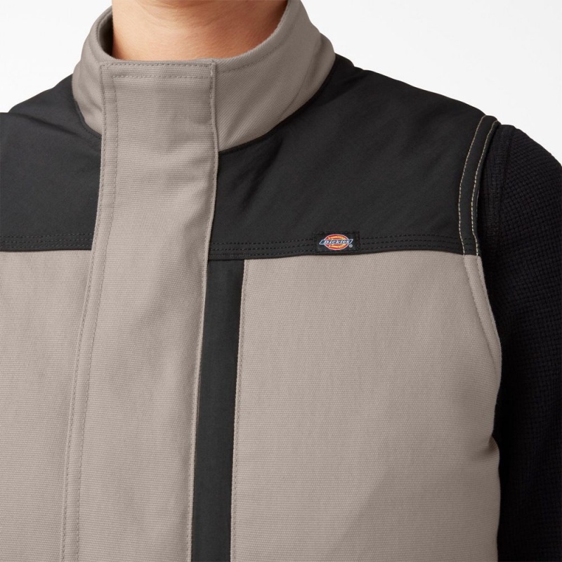 Grey Women's Dickies DuraTech Renegade Vest | MRJ245196