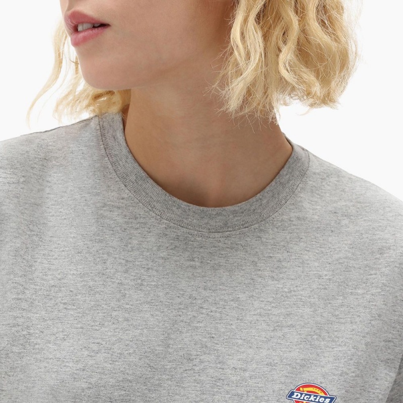 Grey Women's Dickies Mapleton T-Shirt | AZM657342