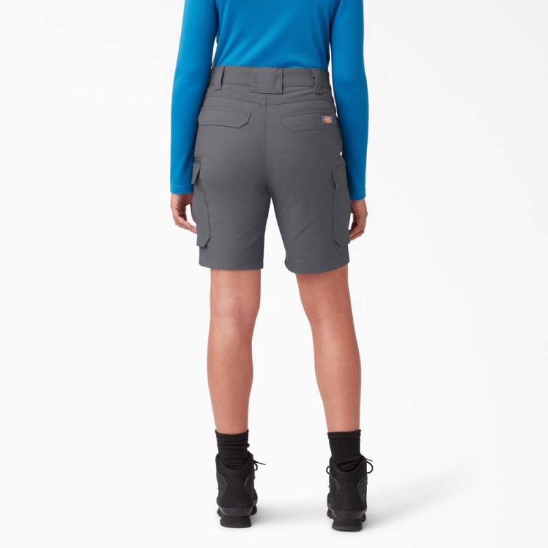 Grey Women's Dickies Temp-iQ® 365 Shorts | VTO320574