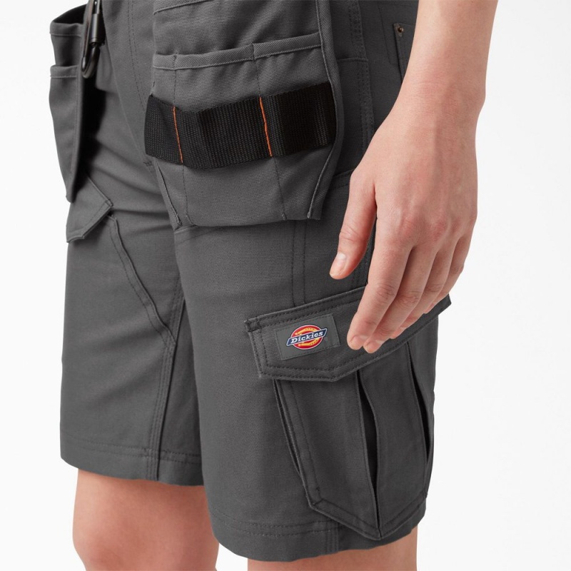 Grey Women's Dickies Traeger x Relaxed Fit Shorts | LYZ421509