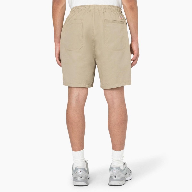 Khaki Men's Dickies Pelican Rapids Relaxed Fit Shorts | WDC427815