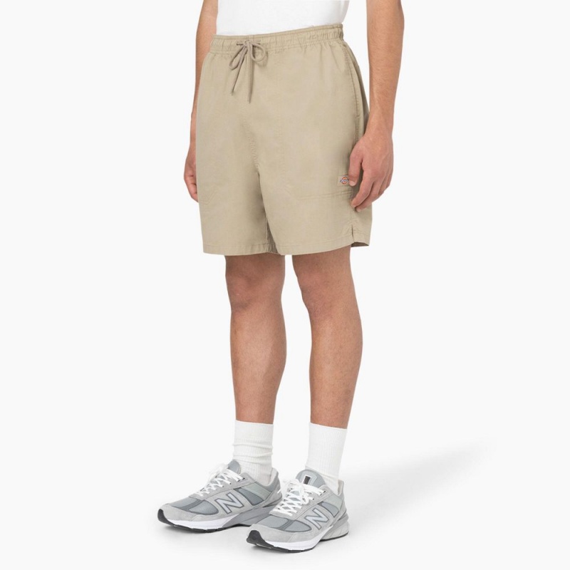 Khaki Men's Dickies Pelican Rapids Relaxed Fit Shorts | WDC427815