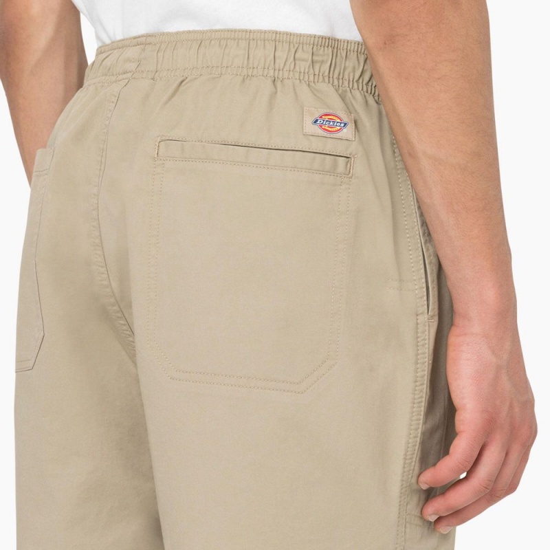 Khaki Men's Dickies Pelican Rapids Relaxed Fit Shorts | WDC427815