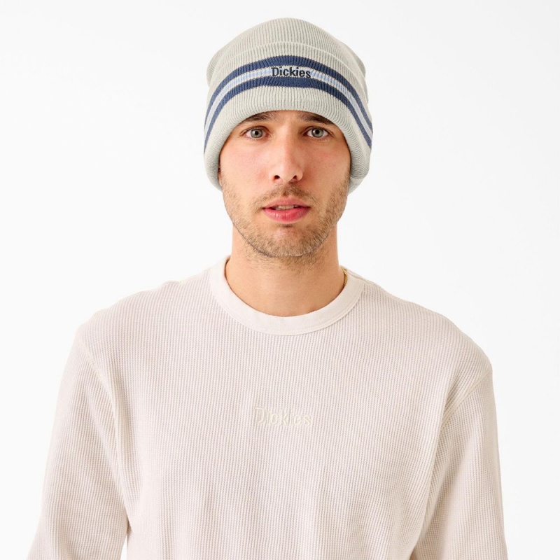 Khaki Men's Dickies Tom Knox Beanie | IPD971026