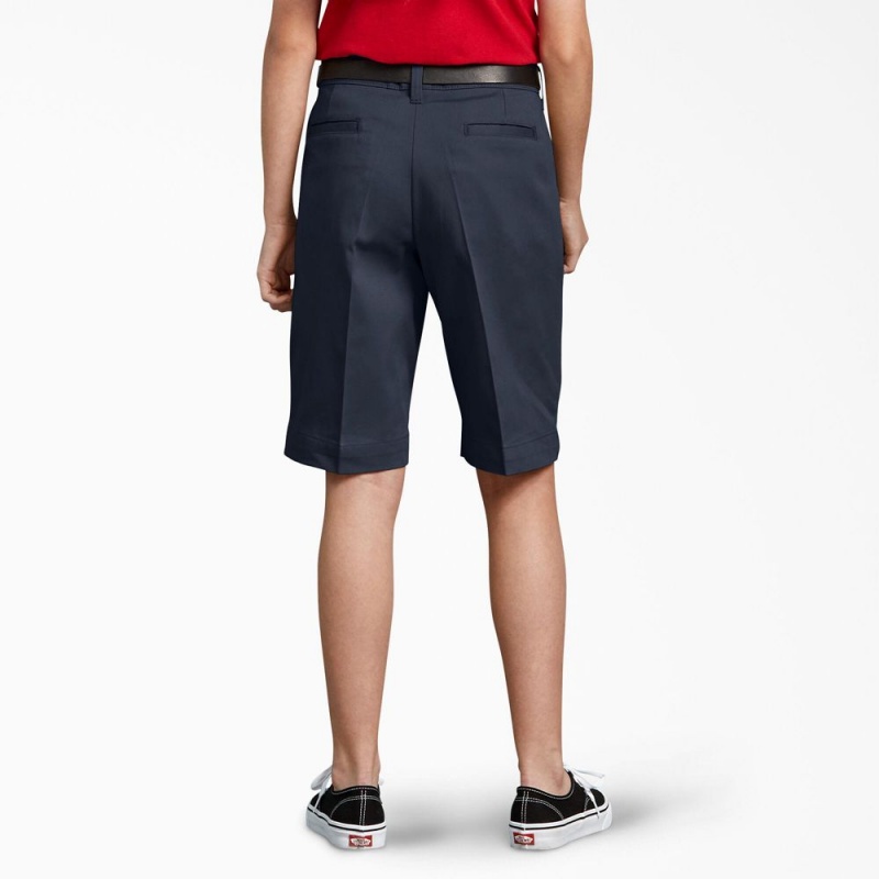 Navy Kids' Dickies Classic Fit Bermuda Shorts | NCT351260