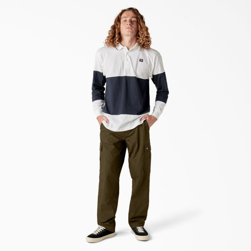 Olive Men's Dickies Skateboarding Loose Fit Cargo Pants | XYO675812