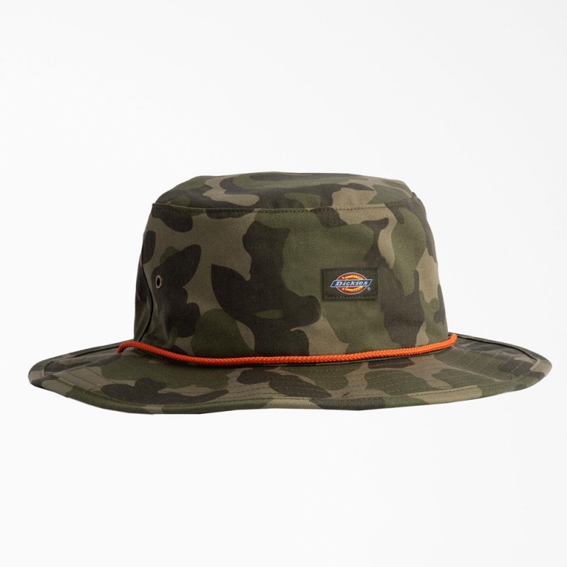 Olive Men\'s Dickies Twill Boonie Hat | PJC021397