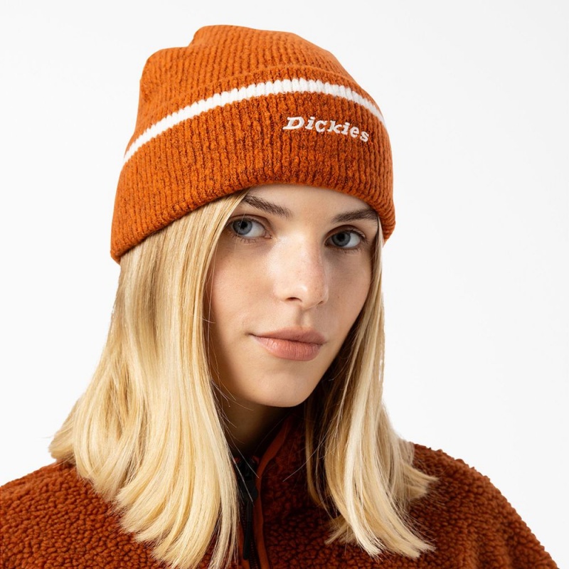 Orange Men's Dickies Chalkville Beanie | LAD210658