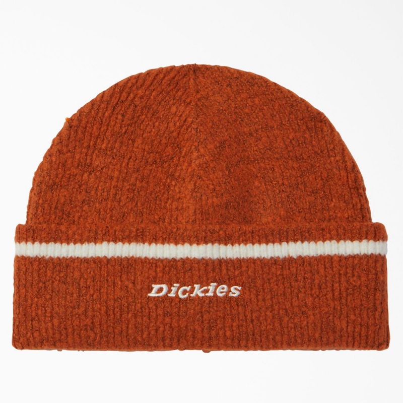 Orange Men\'s Dickies Chalkville Beanie | LAD210658