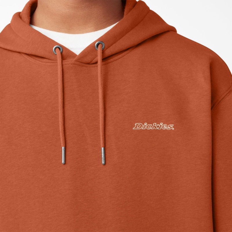 Orange Men's Dickies Uniontown Hoodie | WYD287645