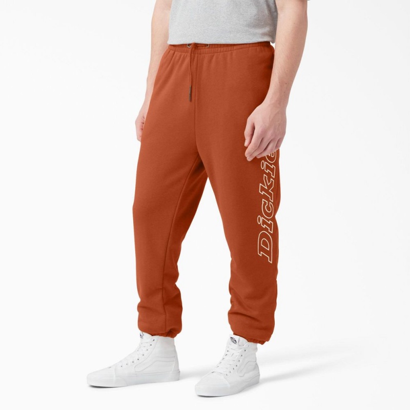 Orange Men\'s Dickies Uniontown Regular Fit Sweat Pants | SPW958147