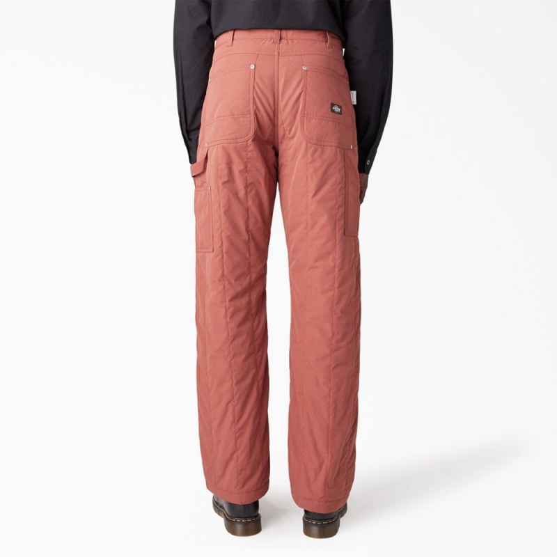 Pink Men's Dickies Premium Collection Quilted Utility Pants | CKN596471