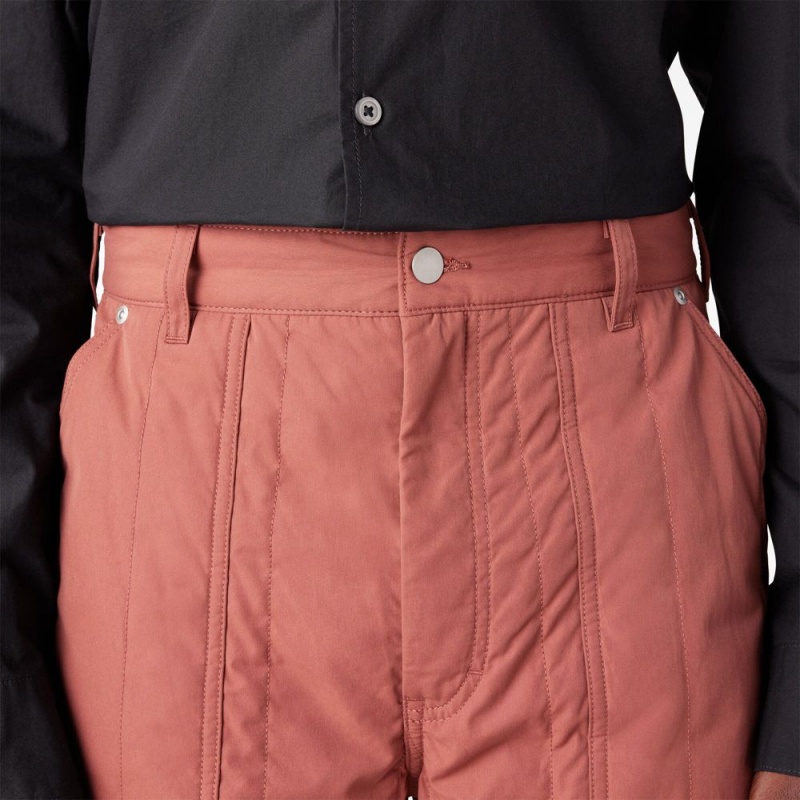 Pink Men's Dickies Premium Collection Quilted Utility Pants | CKN596471