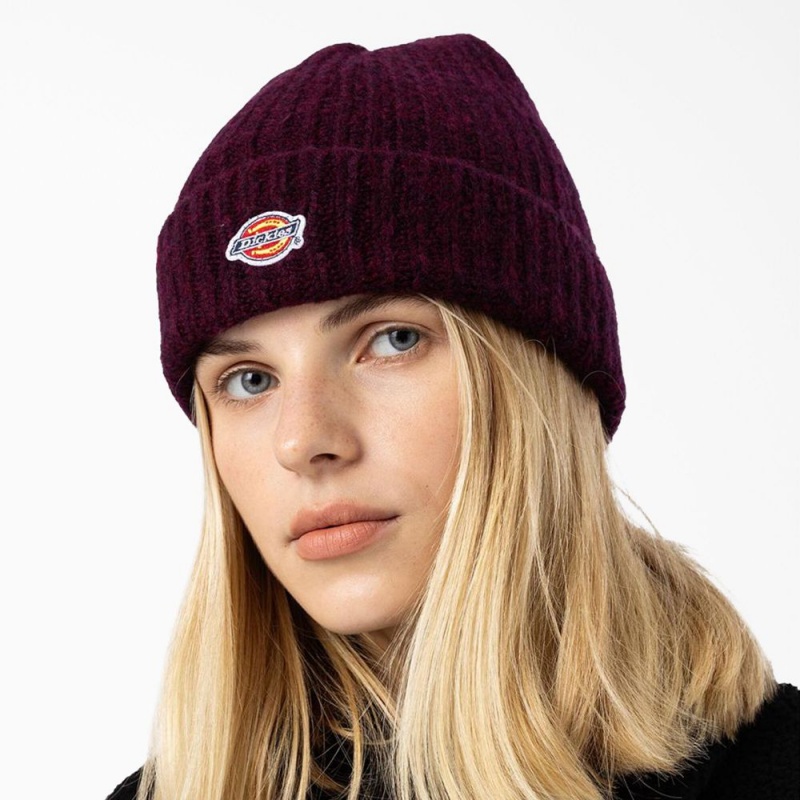 Purple Men's Dickies Brewton Beanie | RZW543781