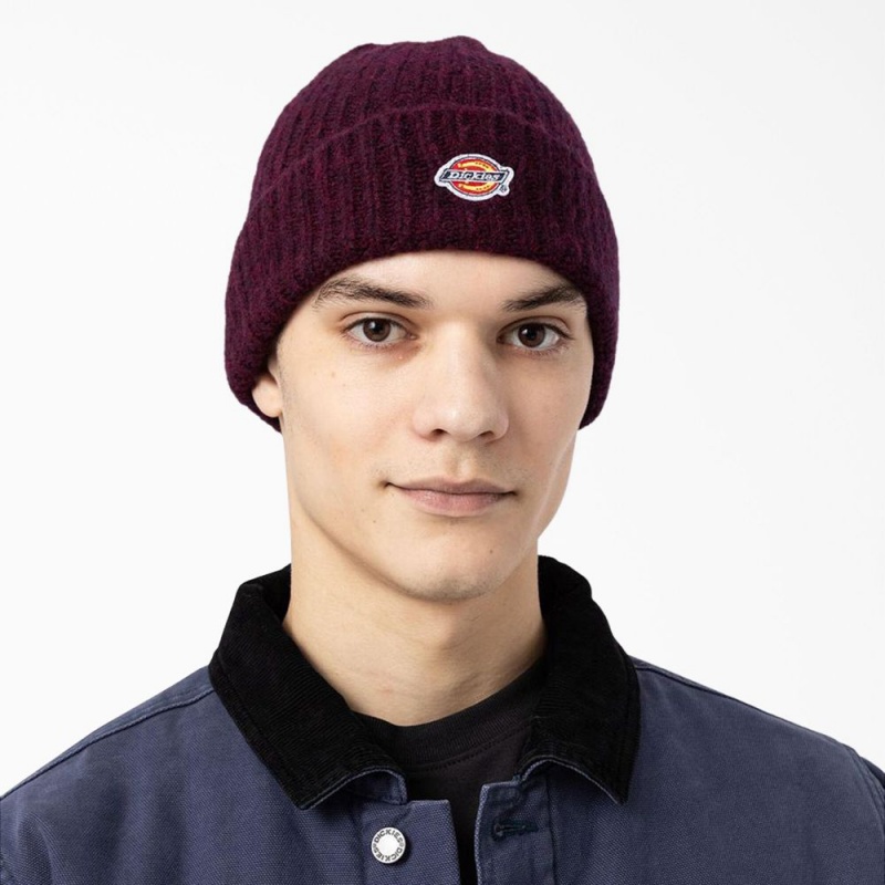 Purple Men's Dickies Brewton Beanie | RZW543781