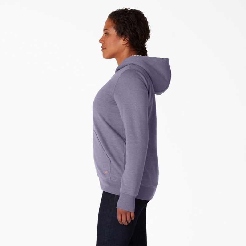 Purple Women's Dickies High Pile Fleece Lined Hoodie | ILC075982