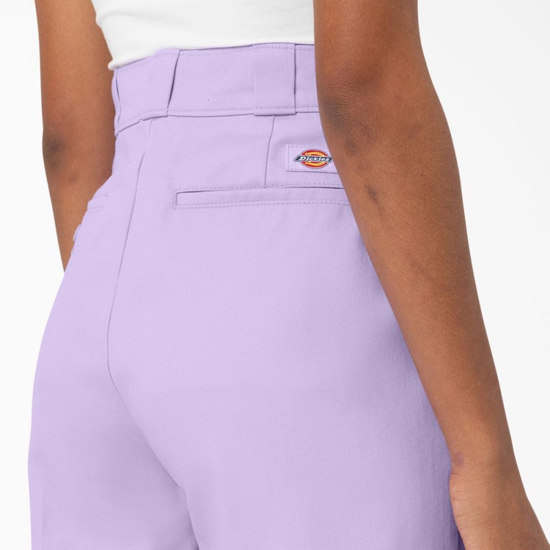 Purple Women's Dickies Phoenix Shorts | MZH194573