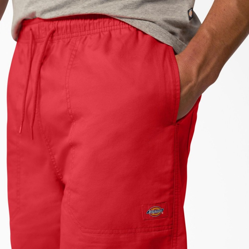 Red Men's Dickies Pelican Rapids Relaxed Fit Shorts | ROA709264