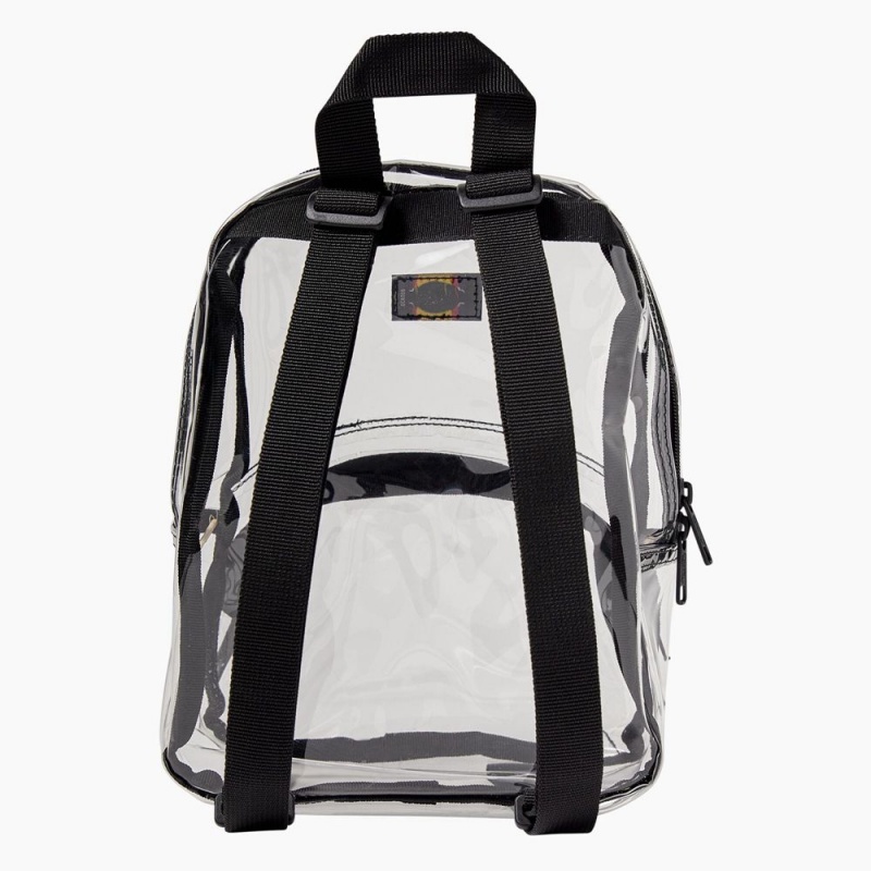 White Kids' Dickies Clear Mini Backpack | KMW372809