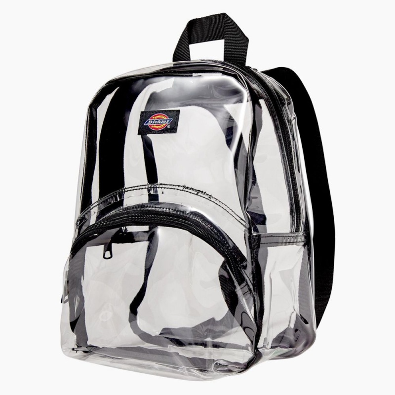 White Kids' Dickies Clear Mini Backpack | KMW372809