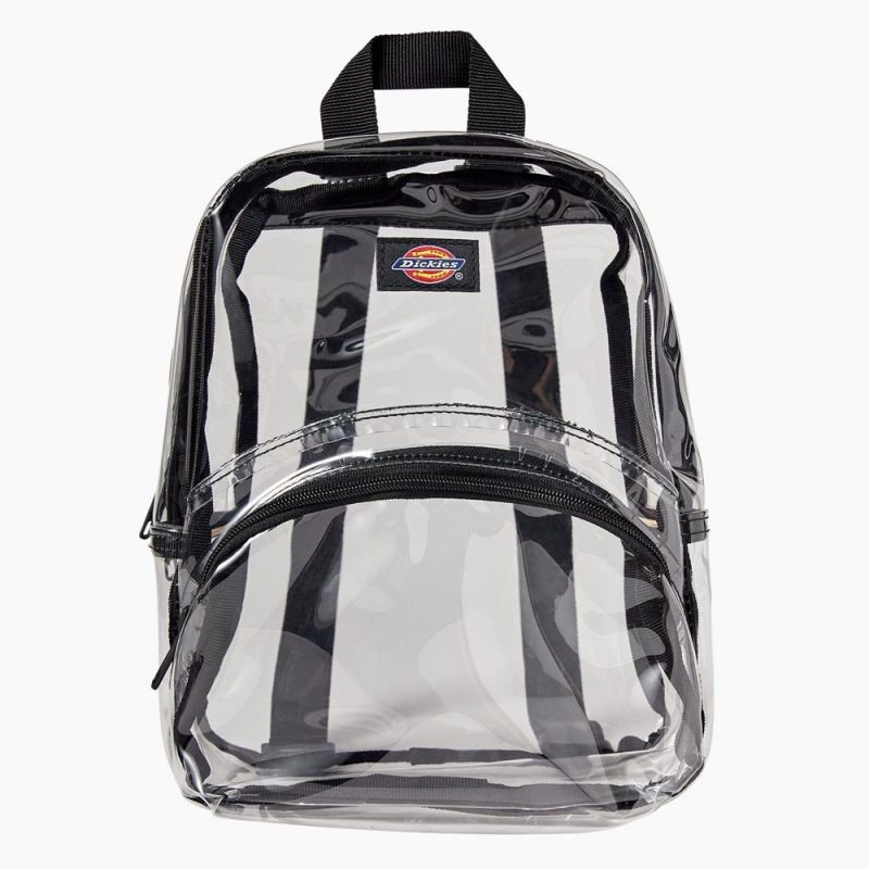 White Kids\' Dickies Clear Mini Backpack | KMW372809