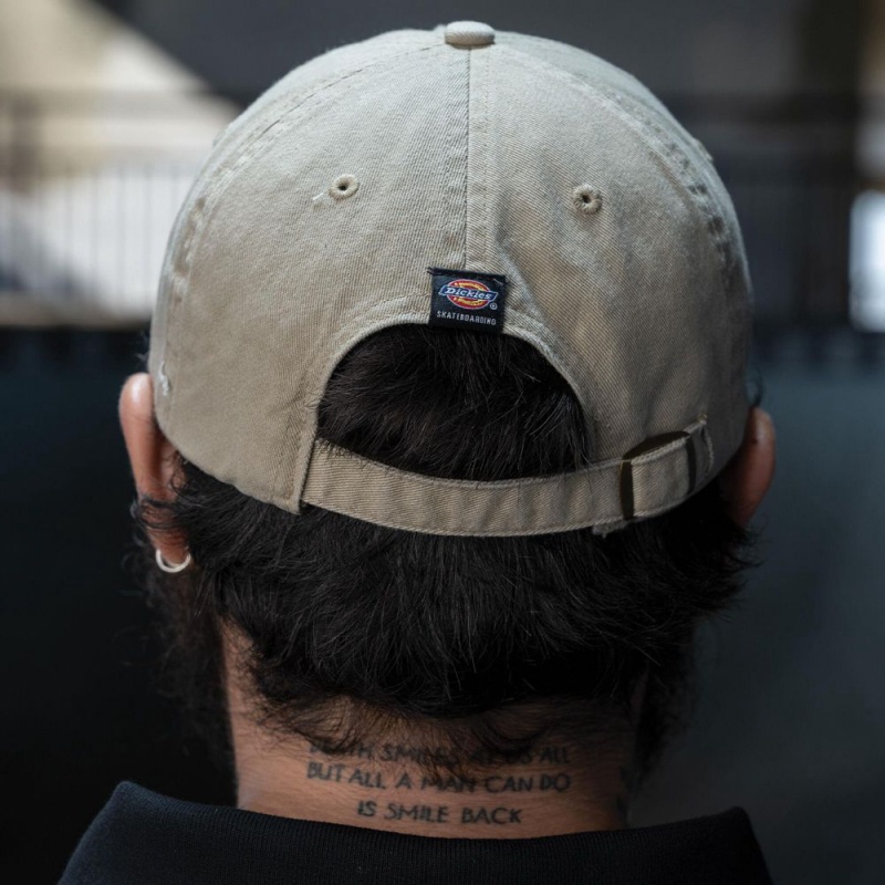 White Men's Dickies Ronnie Sandoval Anchor Hat | NSV079643