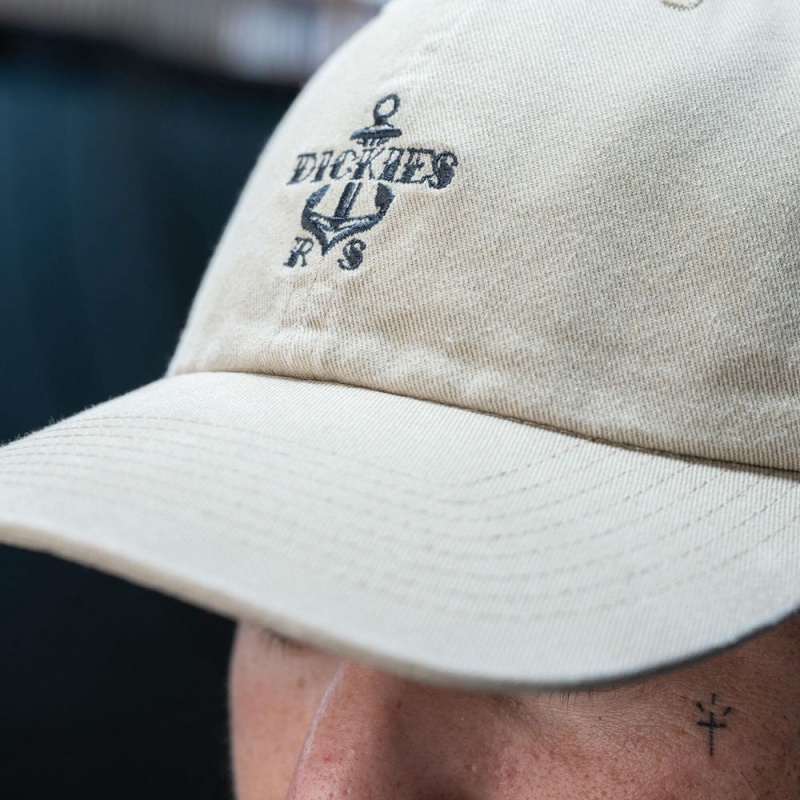 White Men's Dickies Ronnie Sandoval Anchor Hat | NSV079643